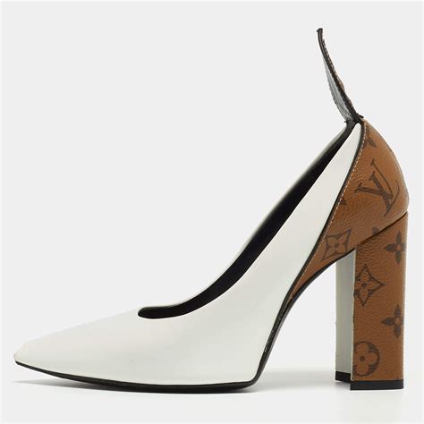 louis vuitton rodeo queen pump white|louis vuitton high heels.